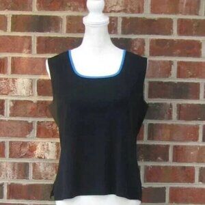 Ming Wang sleeveless sweater shell top Medium pullover luxury style soft